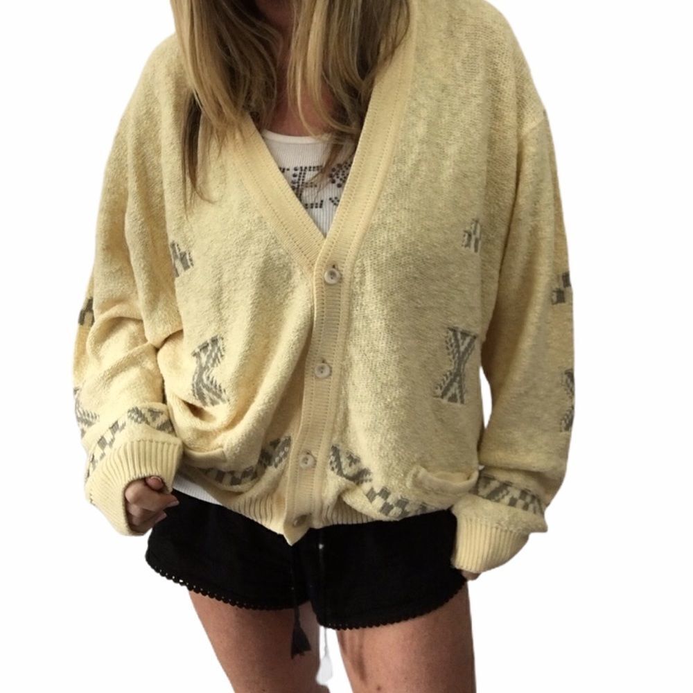 Vintage Metropolitan View men’s cardigan L